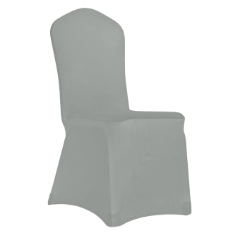 Pokrowiec elastyczny na krzesło bankietowe Benek M2 szary