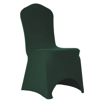 Pokrowiec elastyczny na krzesło bankietowe Benek M1 ciemny zielony