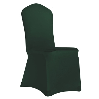 Pokrowiec elastyczny na krzesło bankietowe Benek M2 ciemny zielony